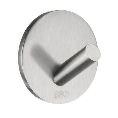 Smedbo Beslagsboden Handdoekhouder - 3x3x2.2cm - zelfklevend - RVS Geborsteld Edelstaal B1080/4 Smedbo Beslagsboden Handdoekhouder - 3x3x2.2cm - zelfklevend - RVS Geborsteld Edelstaal B1080/4