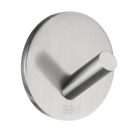 Smedbo Beslagsboden Handdoekhouder - 3x3x2.2cm - zelfklevend - RVS Geborsteld Edelstaal B1080/4 Smedbo Beslagsboden Handdoekhouder - 3x3x2.2cm - zelfklevend - RVS Geborsteld Edelstaal B1080/4