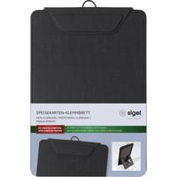 Sigel KB101 Menuklembord DIN A5 Zwart (b x h) 16.5 cm x 23.5 cm
