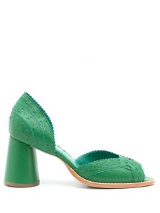 Sarah Chofakian escarpins Secret Garden en cuir - Vert