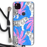 Tijger: Pixel 4a 5G Transparant Hoesje met koord