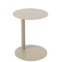 J-Line bijzettafel Rond - metaal - beige