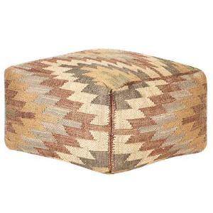 Beliani - DEEPOR - Poef - Beige - Jute