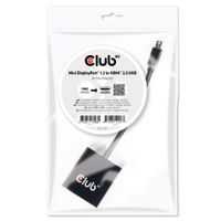 CLUB3D Mini DisplayPort 1.2 to HDMI 2.0 UHD Active Adapter - thumbnail