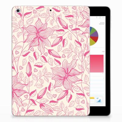Apple iPad 9.7 2018 | 2017 | Siliconen hoesje | Pink Flowers Apple iPad 9.7 2018 | 2017 | Siliconen hoesje | Pink Flowers