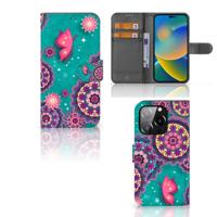 iPhone 14 Pro Hoesje Cirkels en Vlinders