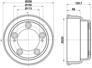 Remtrommel 8dt 8DT355303221