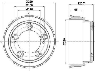 Remtrommel 8dt 8DT355303221