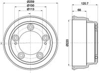 Remtrommel 8dt 8DT355303221