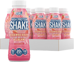 Applied Nutrition High Protein Shake Strawberries & Cream (8 x 330 ml)