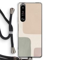 Geo #7: Sony Xperia 1 III Transparant Hoesje met koord