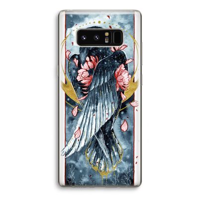 Golden Raven: Samsung Galaxy Note 8 Transparant Hoesje