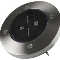 Ranex Solar Grondspot 2 LED Rond | 1 stuks - RA-5000389 - RA-5000389 - thumbnail