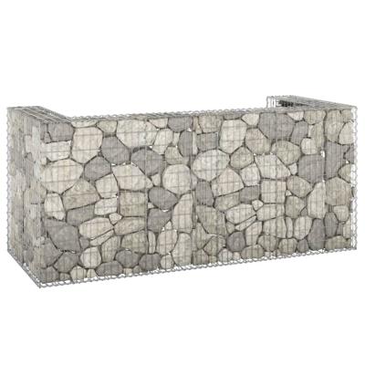 Schanskorf voor containers 254x100x110 cm gegalvaniseerd staal