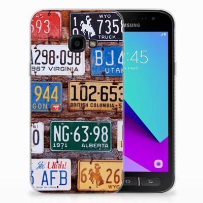 Samsung Galaxy Xcover 4 | Xcover 4s | Siliconen hoesje | met foto Kentekenplaten