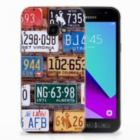 Samsung Galaxy Xcover 4 | Xcover 4s | Siliconen hoesje | met foto Kentekenplaten