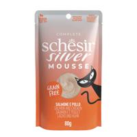 Schesir silver kat zalm mousse 80gr - Malanico