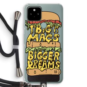 Big Macs Bigger Dreams: Pixel 5 Transparant Hoesje met koord