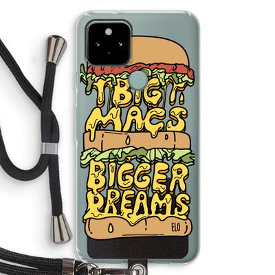 Big Macs Bigger Dreams: Pixel 5 Transparant Hoesje met koord