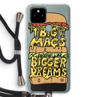 Big Macs Bigger Dreams: Pixel 5 Transparant Hoesje met koord
