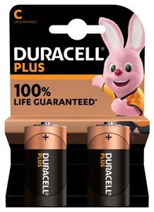 Duracell Plus Alkaline 100 C 2 pack LR14