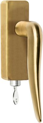 Formani Basics LB20-DKLOCK-O draaikiepgarnituur afsluitbaar rechtsdraaiend - PVD mat goud