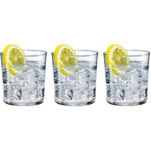 3x Stuks tumbler waterglazen/sapglazen Bodega 370 ml