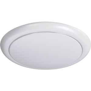 LED Plafondlamp - Aigi Ala - Opbouw Rond 24W - Warm Wit 3000K - Mat Wit - Aluminium