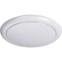 LED Plafondlamp - Aigi Ala - Opbouw Rond 24W - Warm Wit 3000K - Mat Wit - Aluminium - thumbnail