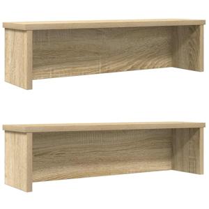 VidaXL Keukenrekken stapelbaar 2 st 60x15x16 cm sonoma eikenkleurig