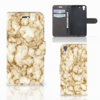 Honor 4A | Y6 Bookcase Marmer Goud - thumbnail