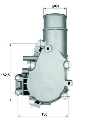Thermostaat, koelvloeistof TI13684