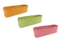 Opbergbakje Bente roze/groen/geel 3 assorti metaal