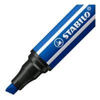 STABILO pen 68 max viltstift met dikke beitelpunt donker blauw STABILO pen 68 max viltstift met dikke beitelpunt donker blauw