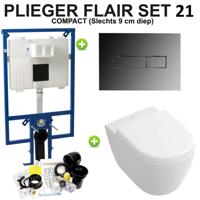 Plieger Flair Compact Subway 2.0 Compact set21 Chroom (meerprijs €20,00)