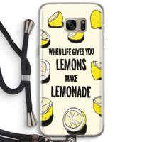 Lemonade: Samsung Galaxy S7 Edge Transparant Hoesje met koord
