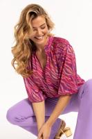 Warda flow blouse - multi color - 08656