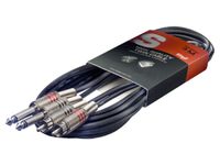 Stagg STC3PCM Adapterkabel RCA M Naar Jack M Mono 3m