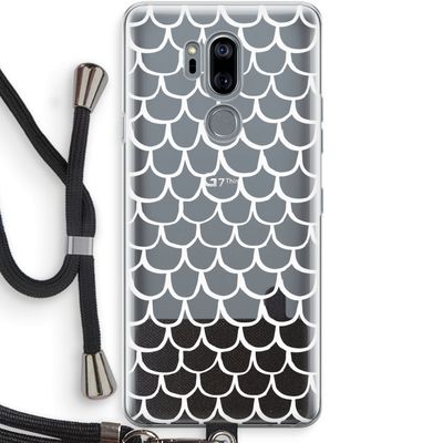Dakpannetjes: LG G7 Thinq Transparant Hoesje met koord