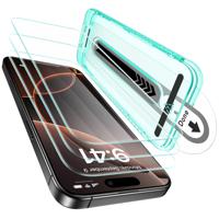 iPhone 16 Pro Tempered-Glass Screen Protector 3 Pack with Flawless Fit tray