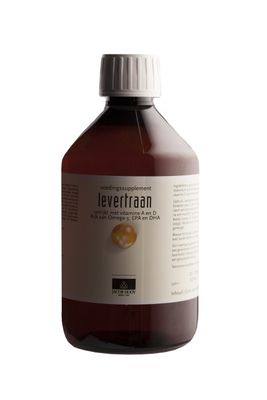 Jacob Hooy Levertraan/visolie vitamine A & D (500 ml)