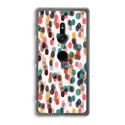 Tropical Dots: Sony Xperia XZ2 Transparant Hoesje