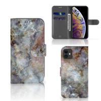 Apple iPhone 11 | Bookcase | Marmer Grijs