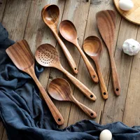 EcoWood - Luxe Houten Keukengerei Set met Opbergemmer EcoWood - Luxe Houten Keukengerei Set met Opbergemmer