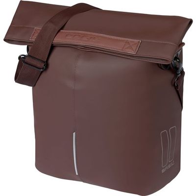 Basil city fietsshopper vegan leather, roasted brown