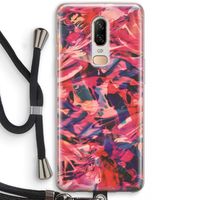 California: OnePlus 6 Transparant Hoesje met koord