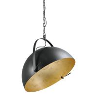 Masterlight Landelijke hanglampLarino 60 zwart met oudgoud - 2200-30-08-B-K