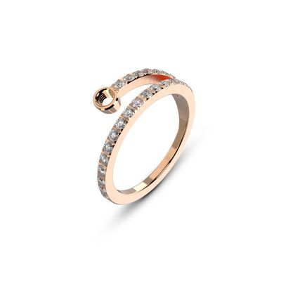 Melano Twisted Ring Tamina Rosé
