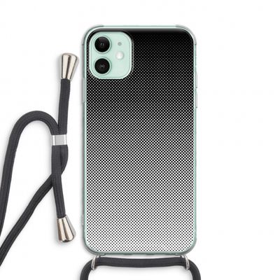 Musketon Halftone: iPhone 11 Transparant Hoesje met koord