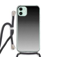 Musketon Halftone: iPhone 11 Transparant Hoesje met koord